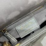 Dior Bag Lady Dr 17*15*7cm Light Grey