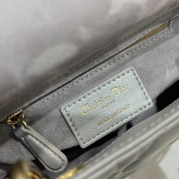 Dior Bag Lady Dr 17*15*7cm Light Grey