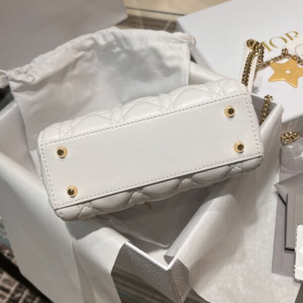 Dior Bag Lady Dr 17*15*7cm White