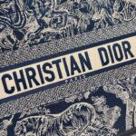Dior Bag Book Tote 36cm Blue Tiger