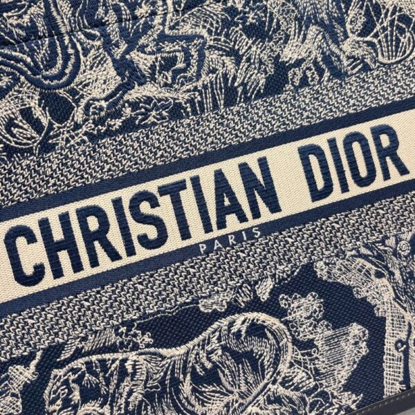 Dior Bag Book Tote 36cm Blue Tiger