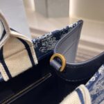 Dior Bag Book Tote 36cm Blue Tiger