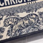 Dior Bag Book Tote 36cm Blue White Tiger