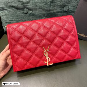 YSL Bag Becky 25cm  629426 Red