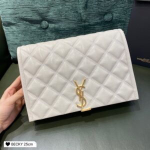 YSL Bag Becky 25cm  629426 White