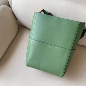 Celine Bag SANGLE BUCKET  Light Green