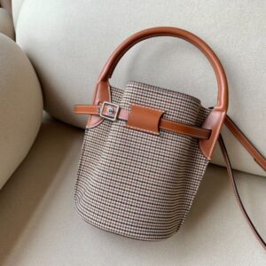 Celine Bag Bigbag bucket nano 21.5cm Houndstooth