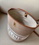 Celine Bag BUCKET 16 Linen Jacquard