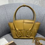 Bottega Veneta  Arco 29 Plain Weave 575941 Mustard