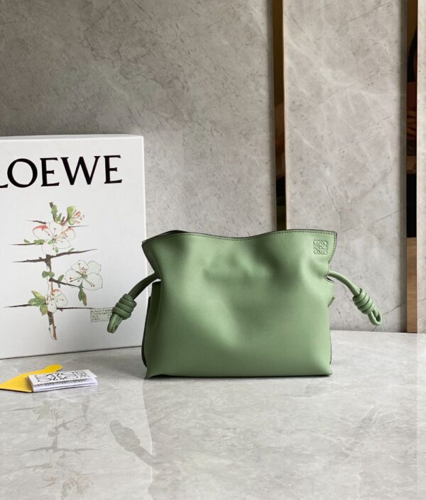Loewe Bag Flamenco 23.9*18*9cm Green