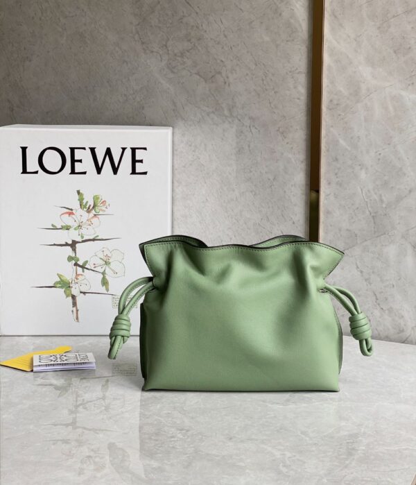 Loewe Bag Flamenco 23.9*18*9cm Green