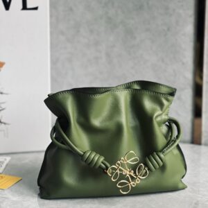 Loewe Bag Flamenco 23.9*18*9cm Green