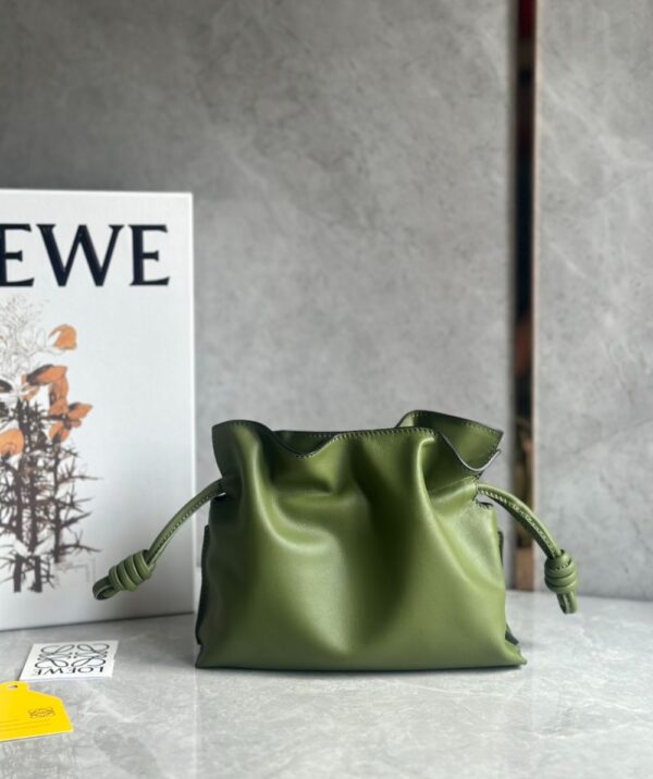 Loewe Bag Flamenco 23.9*18*9cm Green