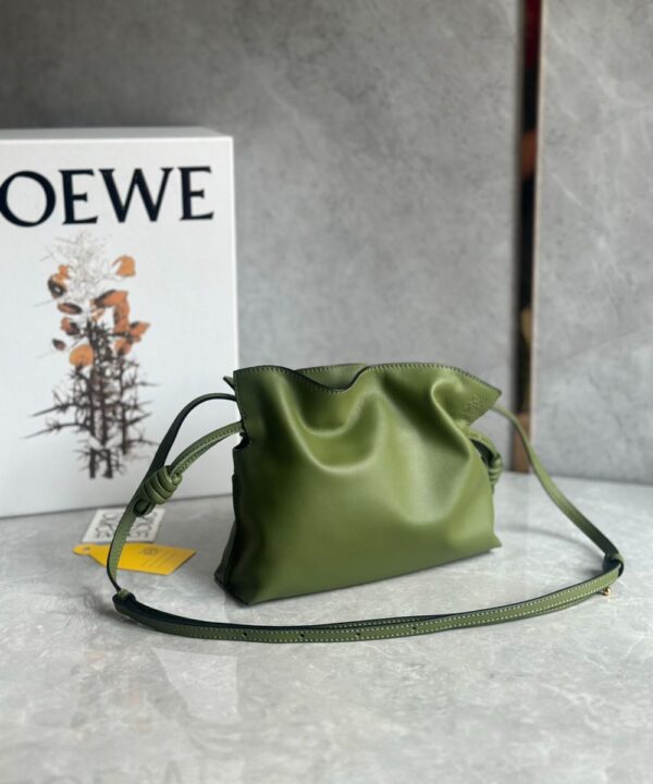 Loewe Bag Flamenco 23.9*18*9cm Green