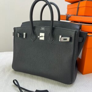 Hermes Bag Kelly 25cm*20cm*13cm Black