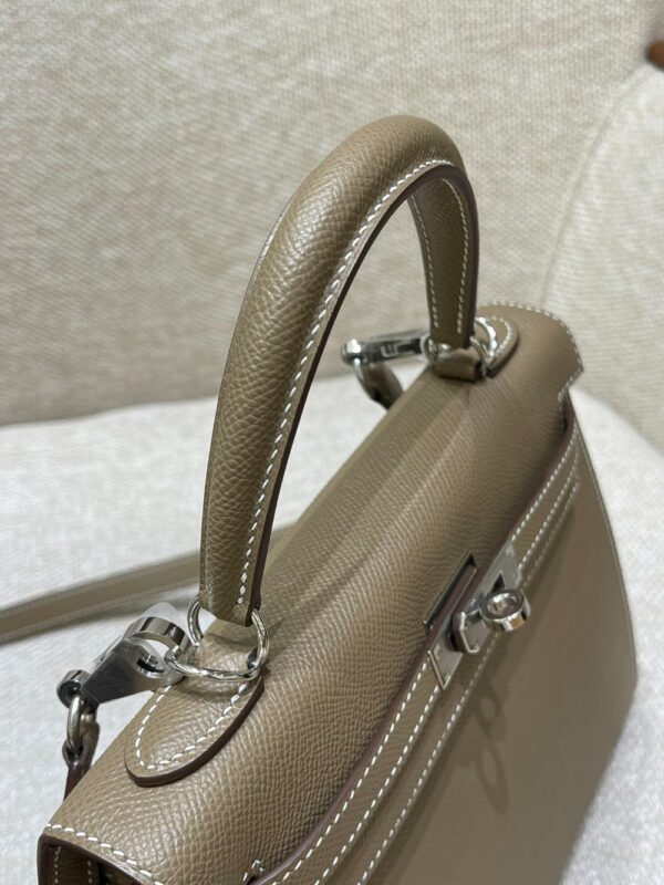 Hermes Bag Kelly 25cm*9.5cm*27cm Deep Grey