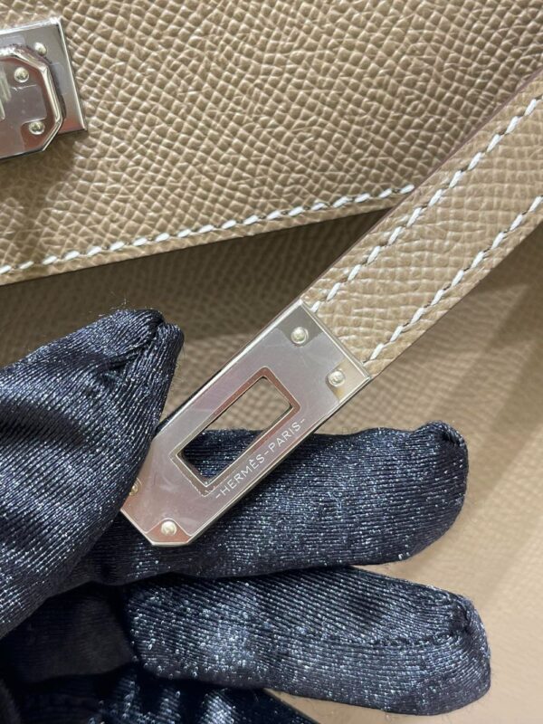 Hermes Bag Kelly 25cm*9.5cm*27cm Deep Grey