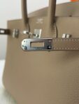 Hermes Bag Birkin 25cm*20cm*13cm Khaki Grey
