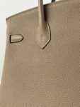 Hermes Bag Birkin 25cm*20cm*13cm Khaki Grey