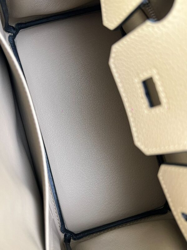 Hermes Bag Birkin 25cm*20cm*13cm Khaki Grey