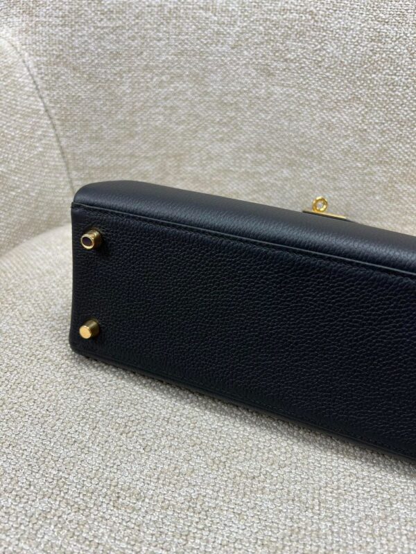 Hermes Bag Kelly  Craie Black 25cm*9.5cm*27cm