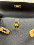 Hermes Bag Kelly  Craie Black 25cm*9.5cm*27cm