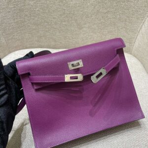 Hermes Bag Kelly Dance  22*16*5 Deep Purple