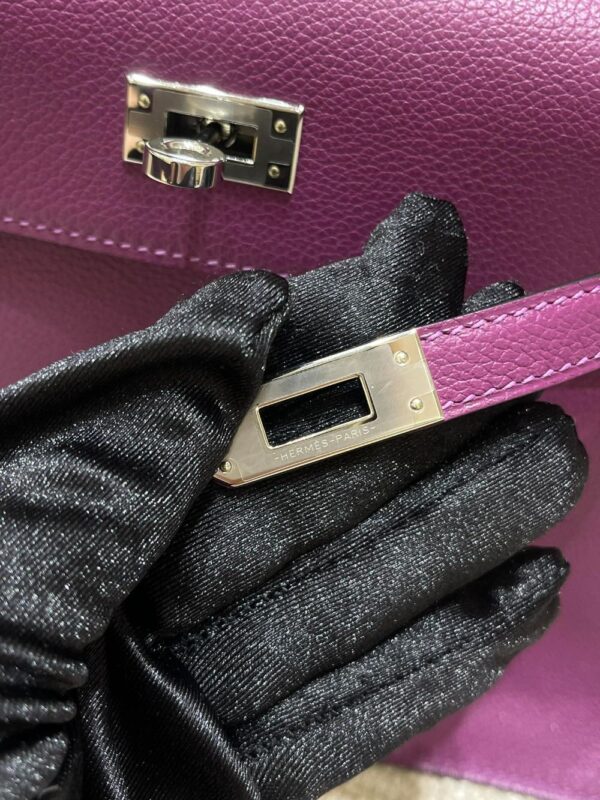 Hermes Bag Kelly Dance  22*16*5 Deep Purple