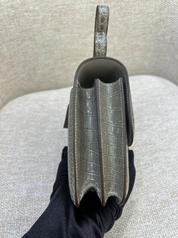 Hermes Bag Constance Gris Tourterelle19cm*15cm*4cm Grey