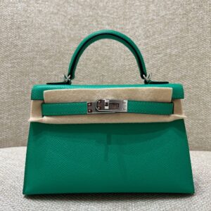 Hermes Bag Kelly Mini   19cm*12cm*5.5cm Green