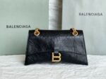 Balenciaga Bag Crush 22ss  151 Black Crackle