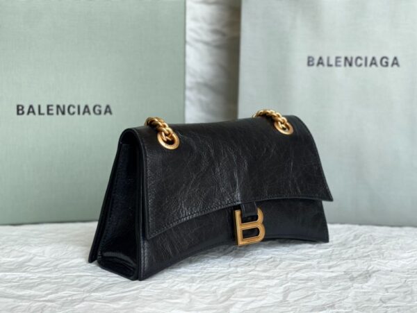 Balenciaga Bag Crush 22ss  151 Black Crackle