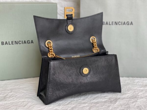 Balenciaga Bag Crush 22ss  151 Black Crackle