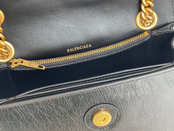 Balenciaga Bag Crush 22ss  151 Black Crackle