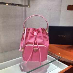Prada Bag Bucket Bag 1BH038 Pink