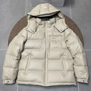 Prada Down Jacket  90 Goose down White
