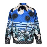 Louis Vuitton 24Fw Seaview Coconut Tree Zip-Up Jacket