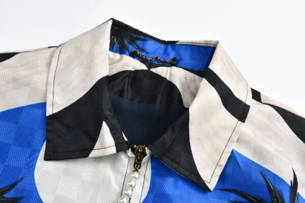 Louis Vuitton 24Fw Seaview Coconut Tree Zip-Up Jacket
