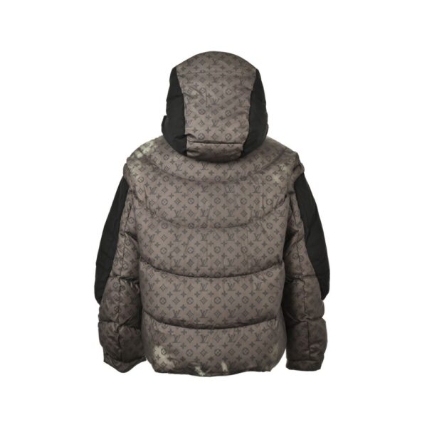 Louis Vuitton Warm down jacket with printed monogram