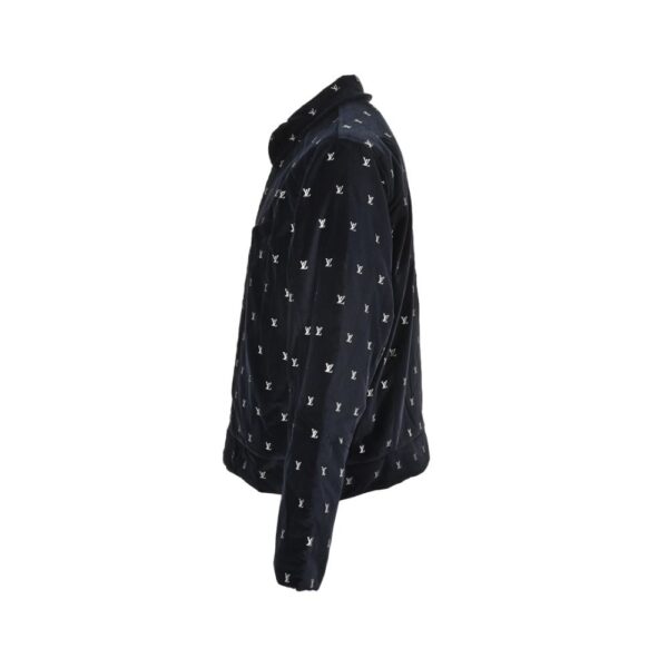 Louis Vuitton 23Fw all over print monogram velvet cotton jacket