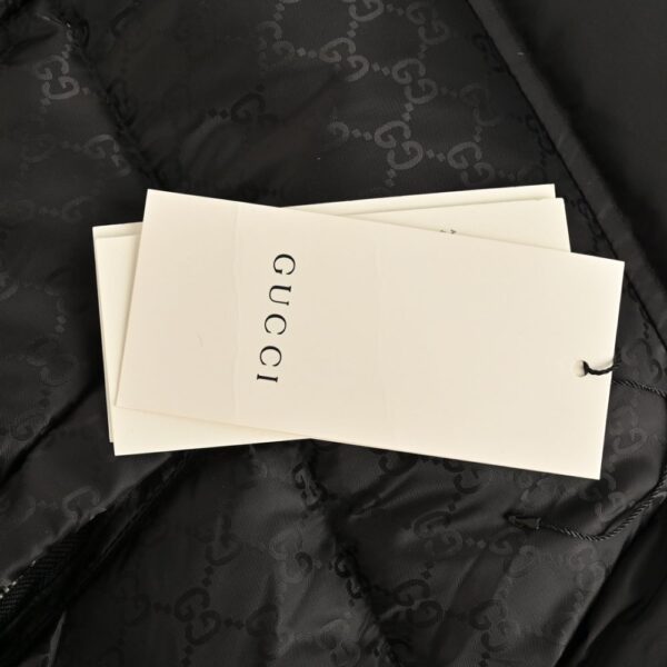 Gucci  20Fw Double G Jacquard Webbing Reflective Down Jacket