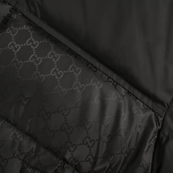 Gucci  20Fw Double G Jacquard Webbing Reflective Down Jacket