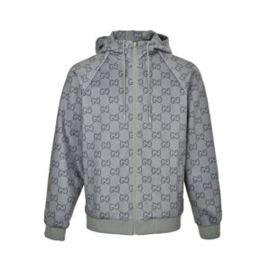Gucci  24Fw all over print hooded jacket