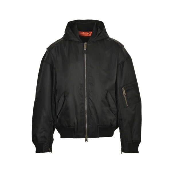 Balenciaga Yellow Tape Quilted Jacket