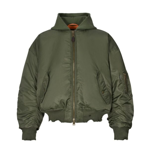 Balenciaga Hooded flight jacket