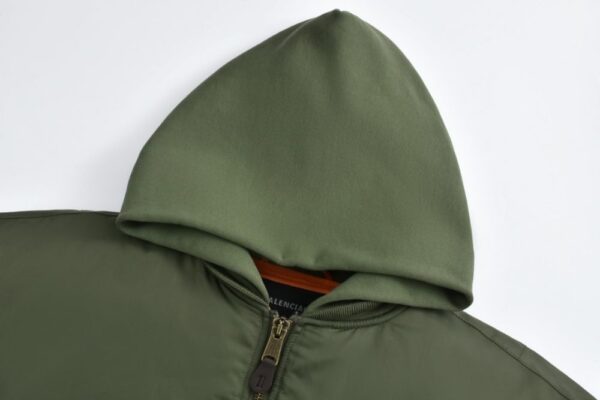 Balenciaga Hooded flight jacket