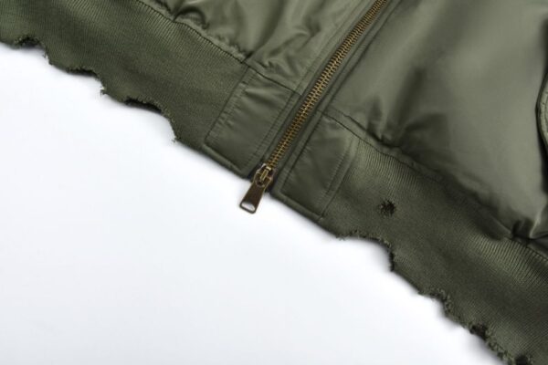 Balenciaga Hooded flight jacket