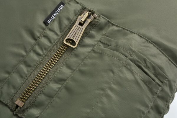 Balenciaga Hooded flight jacket
