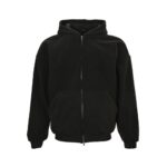 Balenciaga Teddy Sherpa Hooded Zipper Jacket