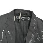 Balenciaga 24Fw Graffiti Jacket Suit